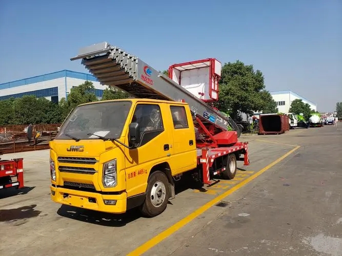 白云附近云梯车出租 砂石搬运